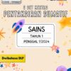 Soalan Ujian Sumatif Sains Tahun 1 Penggal 1 Tahun 2024