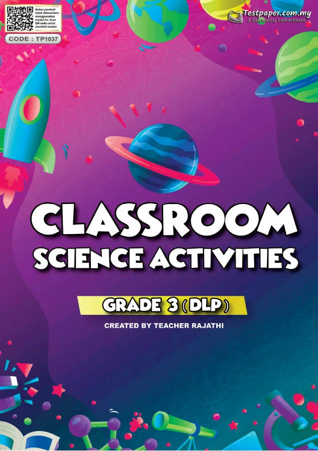 Soalan Latihan Aktiviti Sains Tahun 3 KSSR DLP