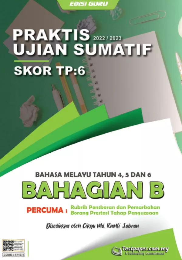Soalan Latihan Bahasa Melayu Bahagian B Tahap 2 UASA