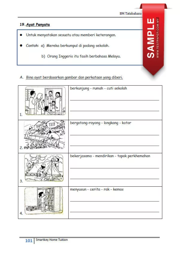 Download Soalan Latihan Tatabahasa BM Tahun 4 SJKC yang Effective - Image 7