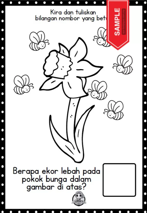 Download BBM Soalan Latihan Mengira Matematik Prasekolah dan Tadika 4-6 Tahun yang Effective - Image 6