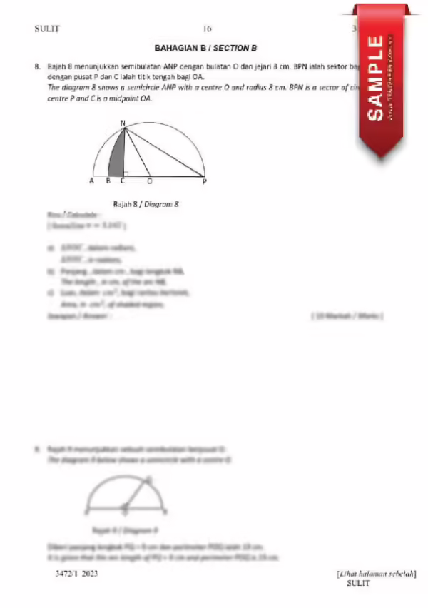 Latihan Ujian Matematik Tambahan Bab 1-4 Tingkatan 5