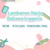 BBM Lembaran Kerja Bacaan Bahasa Inggeris dan Melayu Prasekolah