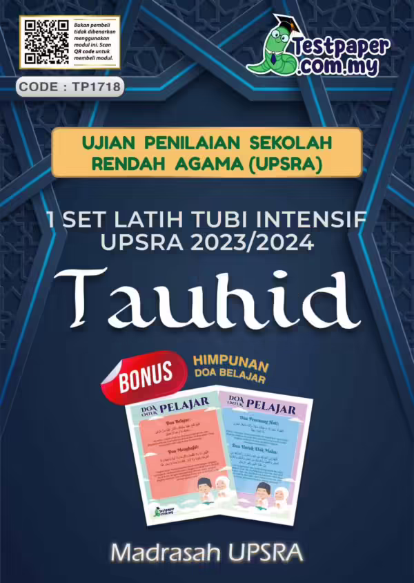 Soalan Latihan Akhlak Tauhid 2023
