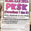 Latihan Persediaan PKSK Tahun 6 2024 Online Versi 4